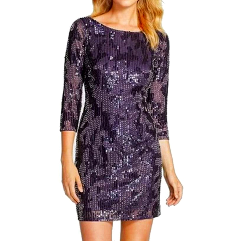 Adriana Papell Woman's Beaded Cocktail Dress